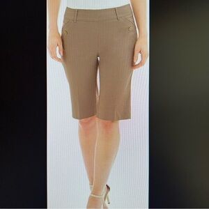 Rekucci Women’s Comfort Pull On Bermuda Shorts